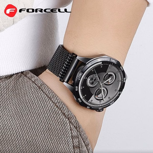 Strap to Samsung Galaxy Watch Forcell F-Design FS10 magnetic steel 20 mm black