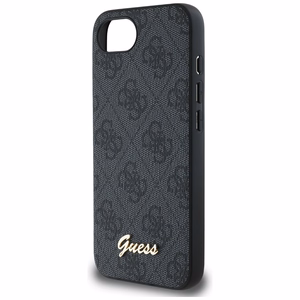 Guess 4G Script Logo MagSafe ümbris jaoks iPhone 16e - must
