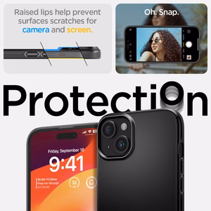 Spigen Thin Fit iPhone 15 Ümbris - must