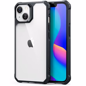 ESR Air Armor ümbris iPhone 14 Plus'ile - läbipaistev must