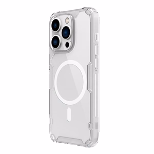 Nillkin Nature Pro Magnetic armored ümbris with MagSafe jaoks iPhone 15 Pro - valge