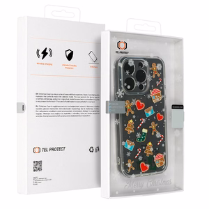 TEL PROTECT Christmas Ümbris jaoks Samsung S23 Design 2 Clear