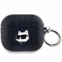 Karl Lagerfeld Monogram Choupette Head ümbris jaoks AirPods 3 - must