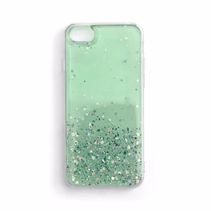 Wozinsky Star Glitter Shining Cover for Samsung Galaxy M31s roheline