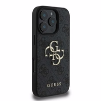 Guess 4G Big Logo Ümbris jaoks iPhone 16 Pro - Must