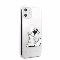 Karl Lagerfeld Choupette Fun iPhone 11 / Xr Ümbris - läbipaistev