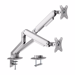 Kahe 17”-32” monitori vedrustusega käetugi