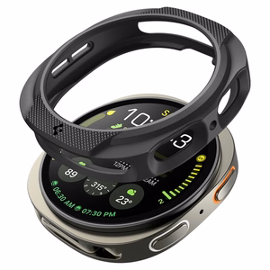 Spigen Liquid Air Ümbris jaoks Samsung Galaxy Watch 8 40mm - Matt Must