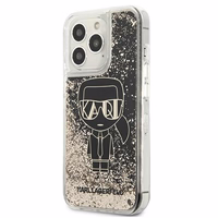 Karl Lagerfeld Liquid Glitter Gatsby ümbris iPhone 13 Pro / iPhone 13 jaoks - must