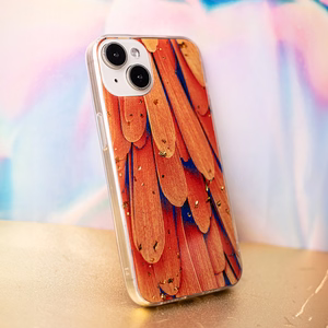 Kuldne Glam ümbris jaoks Samsung Galaxy A25 5G (global) oranž