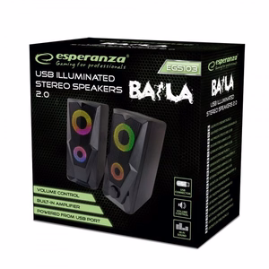 Колонка Esperanza BAILA проводная чёрный 6 Вт