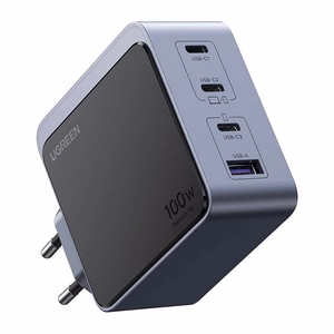 Hall Ugreen X565 GaN 100 W laadija, 3 × USB-C ja USB-A (35043)