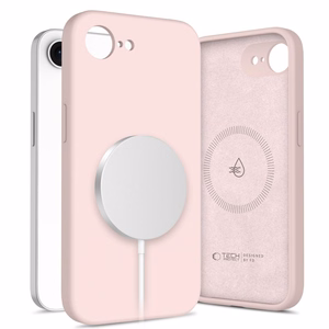 TECH-PROTECT Silikoonist MAGSAFE Iphone 16E / 17E Pink Pearl