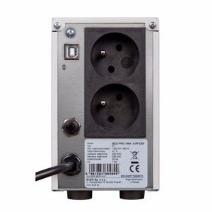 Ever ECO PRO 1000 AVR CDS Line-Interactive 1 kVA 650 W 2 AC pistikupesa