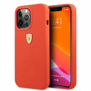 Ferrari FESSIHCP13XRE iPhone 13 Pro Max 6.7" punane/punane kõvakaaneline silikoonist ümbris