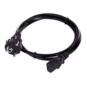 Savio CL-138 toitekaabel must 1.2 m