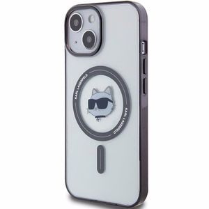Karl Lagerfeld KLHMP15MHCHNOTK iPhone 15 Plus 6.7" läbipaistev hardcase IML Choupette`s Head MagSafe