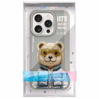 Nimmy Cool&Cute 2.0 Bear Ümbris jaoks iPhone 15 Pro Max - Hall