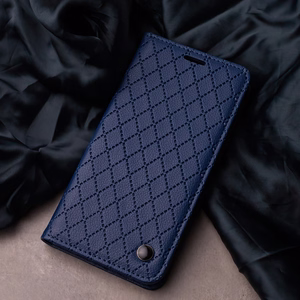 Nutikas Caro ümbris for Samsung Galaxy A17 4G / A17 5G tumesinine