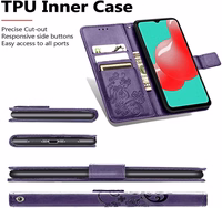 Ümbris Flower Book Samsung A165 A16 4G/A166 A16 5G violet