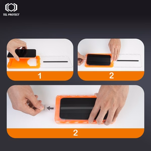 Tel Protect Dust-Free Easy Fit HD Titan закаленное стекло для Iphone 15 Pro черное