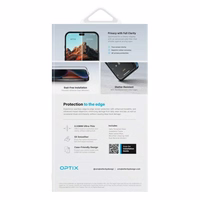 Uniq Optix Privacy karastatud klaas with privacy applicator jaoks iPhone 16 Pro Max