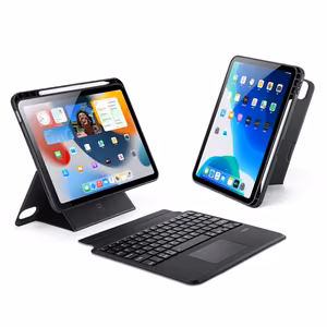 DUX DUCIS ümbris DK foldable with Wireless Keyboard jaoks iPad 10 (2022) must