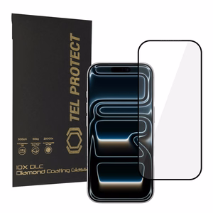 Tel Protect 10X HD DLC Diamond Coating karastatud klaas iPhone 17 Pro Max jaoks