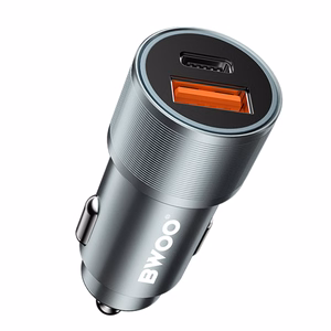 Autolaadija Bwoo (CC73) (1xUSB; 1xUSB-C; 38W) must