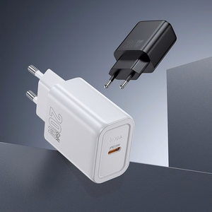 Phone Laadija Hoco USB C QC PD 20W + Kaabel USB C to Lightning N60 valge