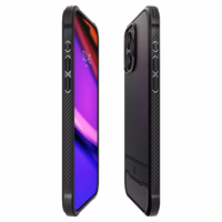 Spigen Rugged Armor Mag Ümbris with MagSafe jaoks iPhone 15 Pro Max - Matte must