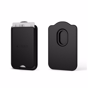 Tech-Protect CH02 MagWallet MagSafe magnetiline telefoni kaarditasku – süsinikkiu mustriga