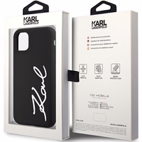 Karl Lagerfeld KLHCN61SKSVGK iPhone 11 / Xr 6.1" must/must hardcase Silicone Signature
