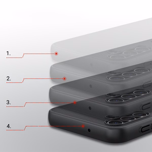 Nillkin Super Frosted Shield Ümbris jaoks Samsung Galaxy A14 5G / Galaxy A14 Phone Cover must