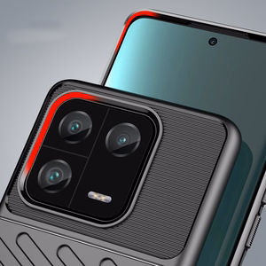 Thunder Ümbris ümbris jaoks Xiaomi 13 Pro silicone armor ümbris must