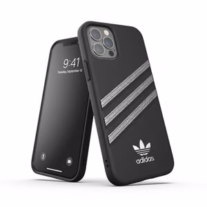Adidas OR Molded Case Naise ümbris iPhone 12 / iPhone 12 Pro jaoks - must