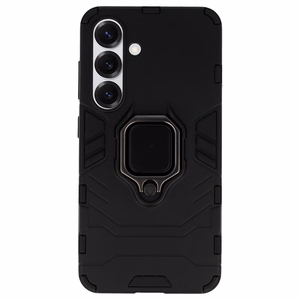 Ring Armor Ümbris jaoks Samsung Galaxy S25 Must