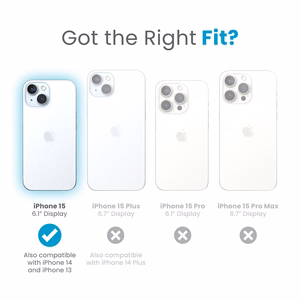 Speck Candyshell Grip MagSafe - iPhone 17e / 16e / 15 / 14 / 13 ümbris (valge / must)
