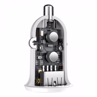 Autolaadija Baseus "Grain Pro" Valge (2xUSB / 4.8A)