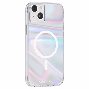 Case-Mate Soap Bubble MagSafe ümbris seadmele iPhone 14 Plus, sillerdav