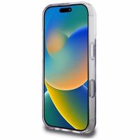 Guess HC Resin Bottom Glitter MagSafe ümbris jaoks iPhone 16 Pro Max - lilla