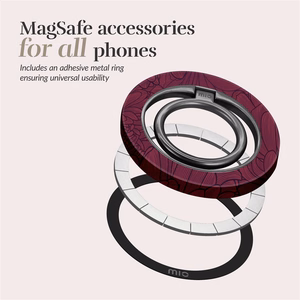 MIO Berry Blooms Magsafe ümbris rõngashoidjaga