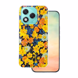 Glow Glam ümbris jaoks Honor 400 lite oranž