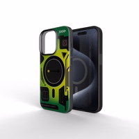 Ümbris jaoks iPhone 16 PRO MAX Forcell F-Protect Levels Dual Layer 4D technology compatible with Magsafe Military Drop-Test cyber roheline