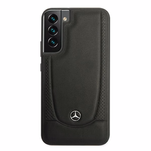 Mercedes nahast Urban Line ümbris Samsung Galaxy S22+ jaoks - must