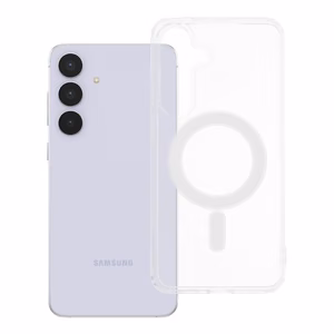 CLEAR MAG ÜMBRIS compatible with MagSafe jaoks SAMSUNG S25 FE läbipaistev