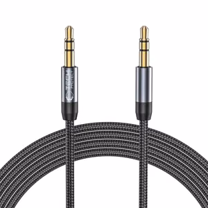 Tech-Protect UltraBoost kaabel 3.5mm mini jack / 3.5mm mini jack 1.5m - must