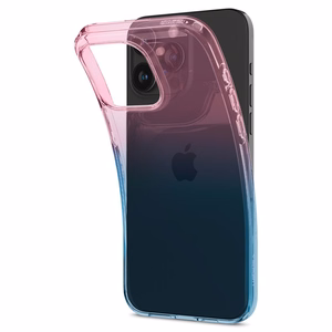 Spigen Liquid Crystal iPhone 15 Pro Ümbris - roosa/sinine