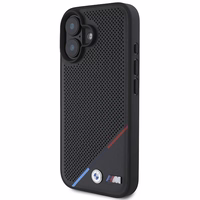 BMW M Perforated Tricolor Line MagSafe Ümbris jaoks iPhone 16 Plus - must