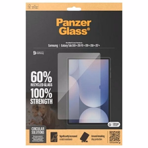 PanzerGlass Ultra-Wide Fit Karastatud klaas jaoks Samsung Galaxy Tab S7+ / S8+ / S9+ / S9 FE+ / S10+
